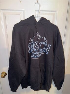 Busch Light Black Pullover Hoodie